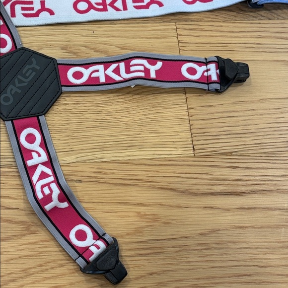 Oakley Factory Suspenders Hot Pink White Cabaret Womens Snowboarding Skiing - Picture 2 of 6